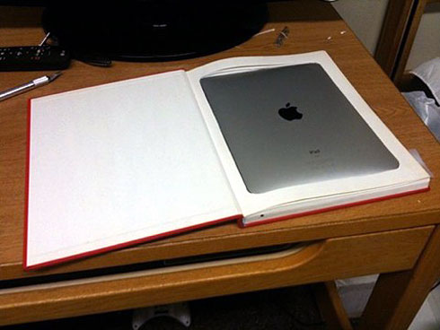 Secret iPad Bookcase